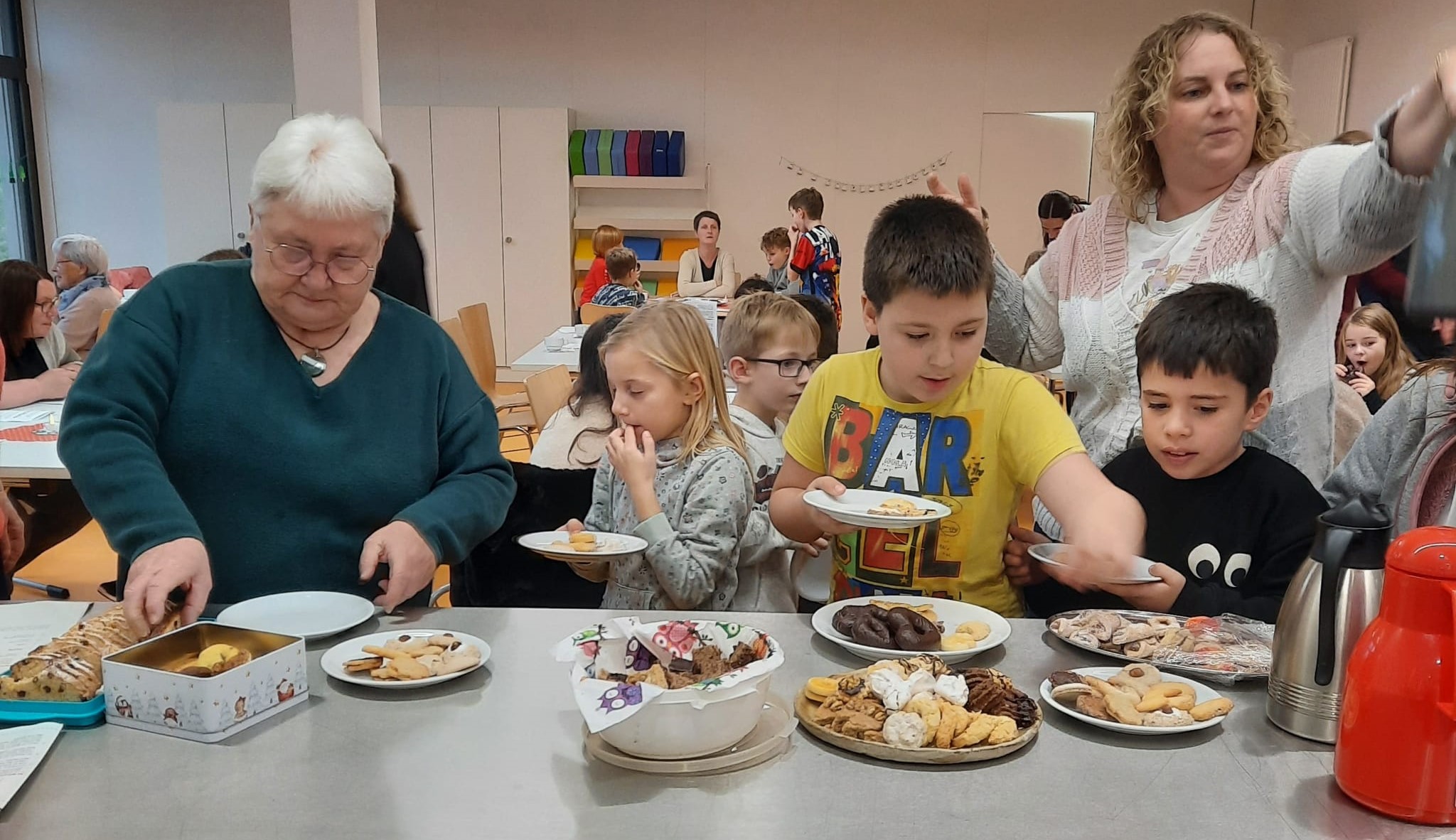 Die Gruppe beim Singen